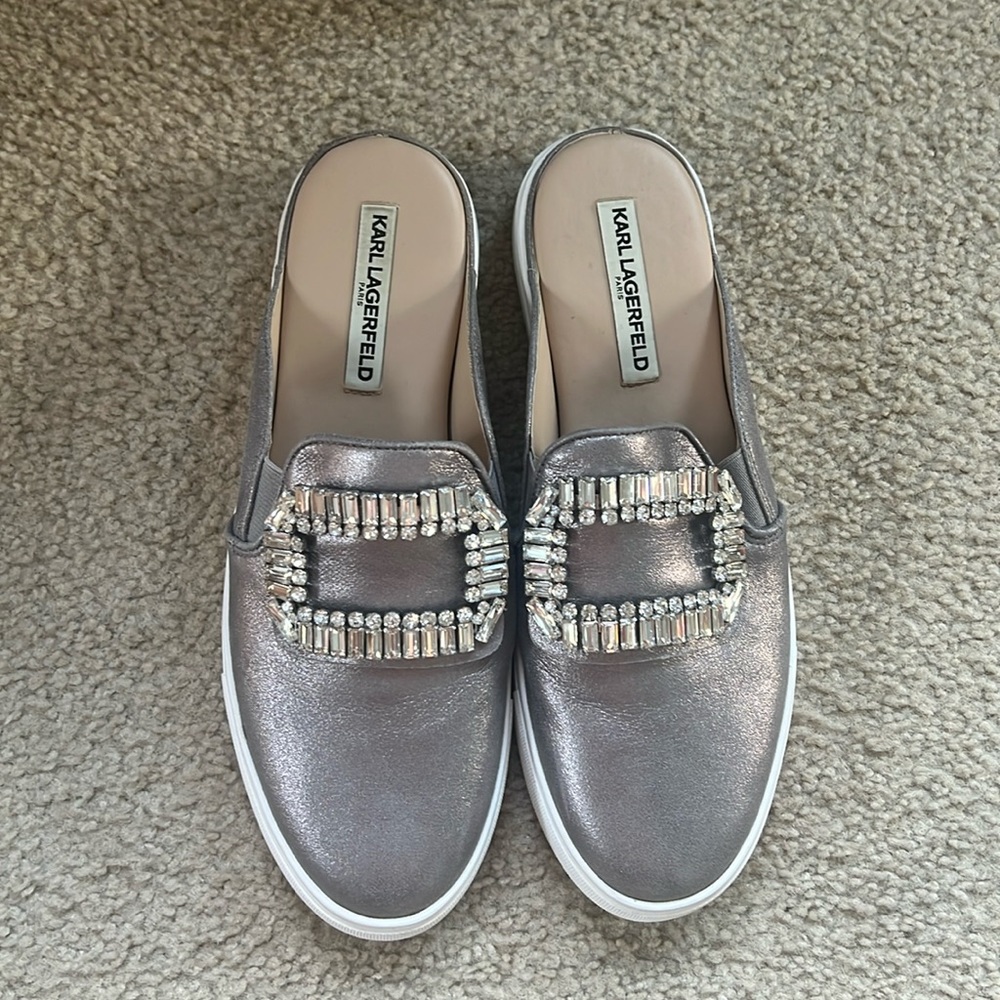 Karl Lagerfeld Paris slip on shoes